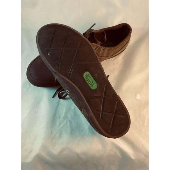 Womans Retro SIMPLE Canvas Tie Up Sneakers  Smoke free - Picture 2 of 5